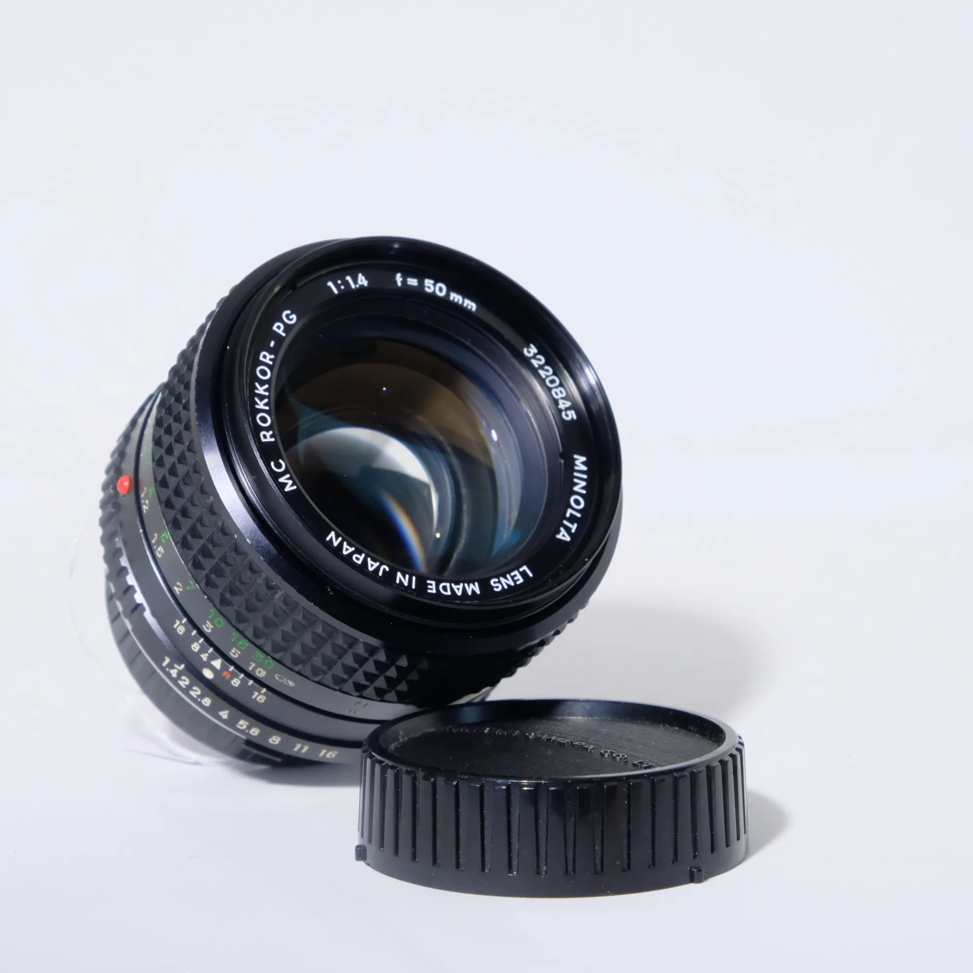 Minolta MC Rokkor-PG F1.4 / 50mm – Bobinette Photo
